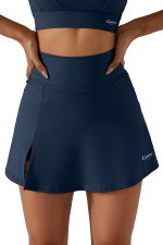 QINSEN Women's Tennis Skirts Stretch High Waisted Golf Skorts Running Sports Workout Activewear